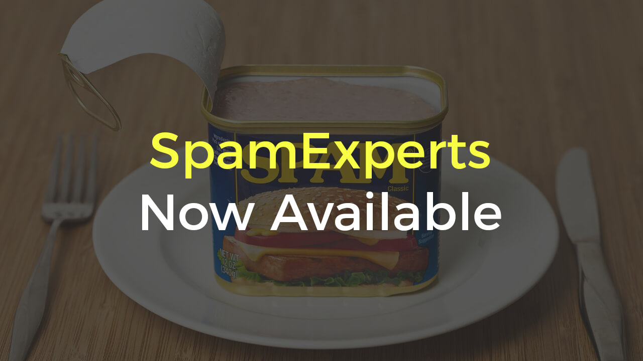 SpamExperts Now Available